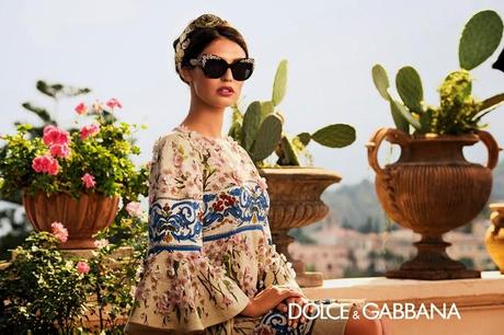 Bianca Balti per Dolce e Gabbana eyewear 2014, le foto della campagna