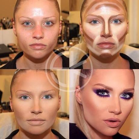 Make up: foto incredibili che mostrano i miracoli del contouring