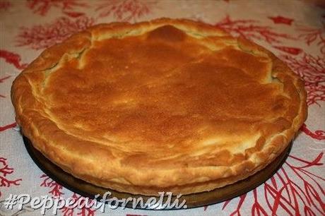 Focaccia rustica con carciofi.