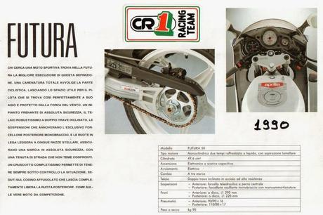 Vintage Brochures: Aprilia AF1 50 Futura 1990 (Ita)