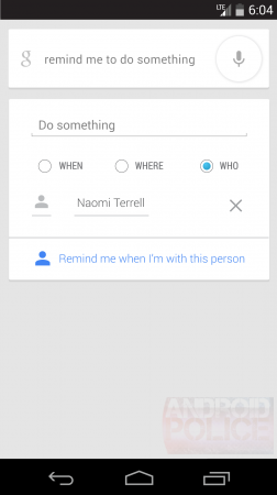 Google Now, i promemoria intelligenti