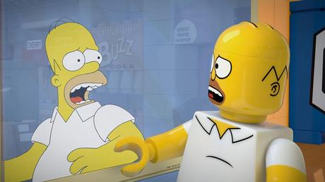 Foto e video dei mattoncini Lego tra i Simpson