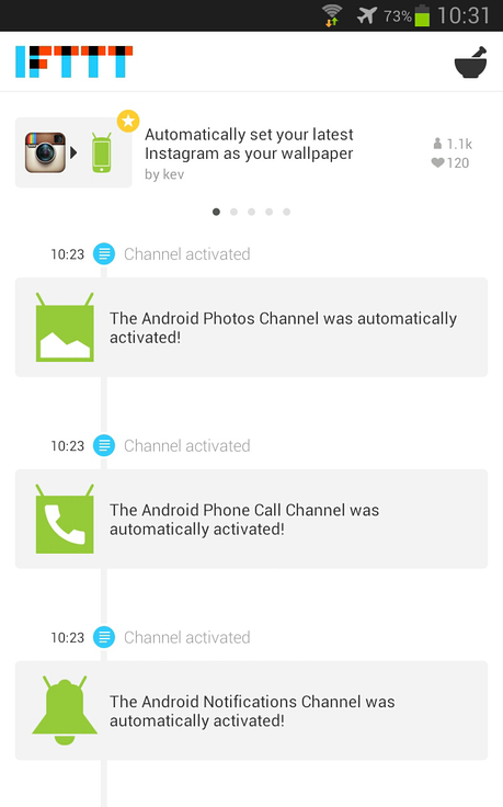 IFTTT per Android finalmente disponibile al download