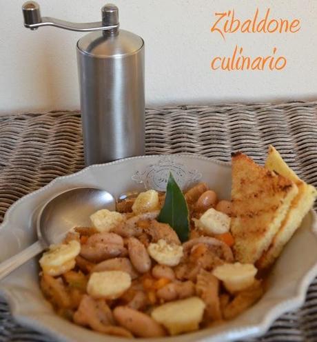 Zuppa di trippa alla piacentina con chips di Parmigiano Reggiano