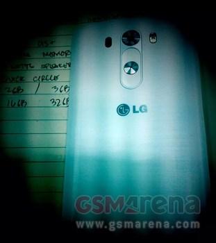 LG G3 si mostra in una prima immagine