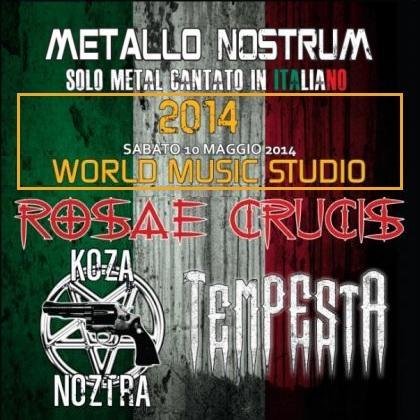 Metallo Nostrum edizione 2014: presentazione delle band partecipanti al festival che si svolgera' sabato 10 maggio.