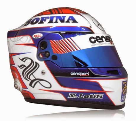 Bell HP7 Carbon N.Latifi 2014 by Censport Graphics