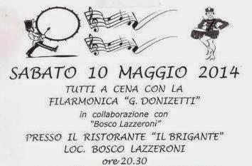 “Tutti a tavola” con la Filarmonica G. Donizetti