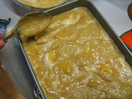 Torta fiamminga alle mele con crema  Bourdaloue