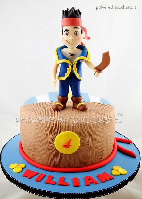 jack e i pirati disney torta polvere di zucchero