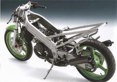 Vintage Japan Brochures: Kawasaki KR-1 250 1988