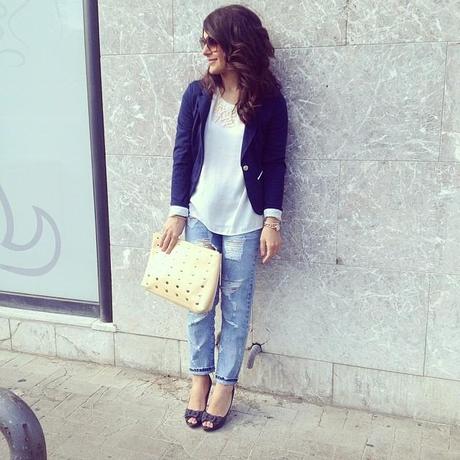 OUTFIT: UN PAIO DI JEANS BOYFRIEND PER UN LOOK FEMMINILE