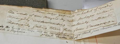 Ritrovato il frammento di un manoscritto di Jane Austen