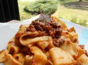 Pappardelle all’uovo Ragù Manzo Porcini