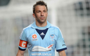 Il numero 10 italiano in forza al Sydney FC, Alessandro Del Piero (3news.co.nz)