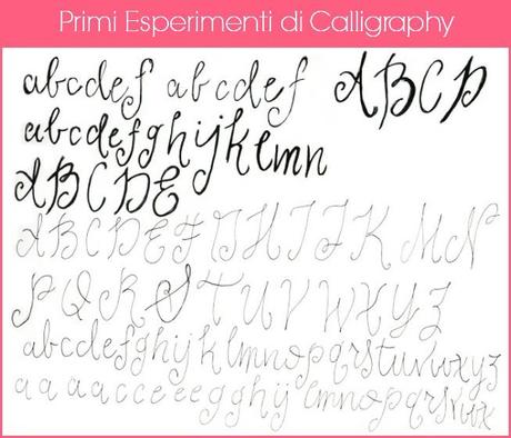 Prime Prove di Calligraphy – Che Disastro...