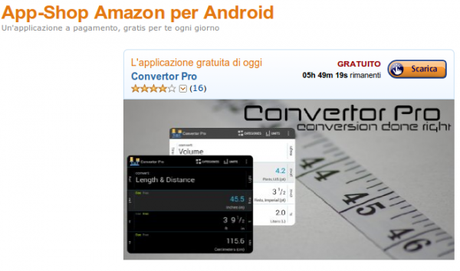 Amazon.it App Shop per Android i migliori giochi e applicazioni per Kindle Fire e dispositivi Android7 600x354 Convertor Pro gratis su Amazon App Shop applicazioni  amazon app shop 