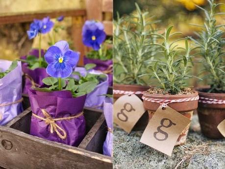 rustic and natural favors