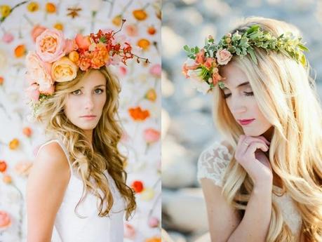 floral crown for bride