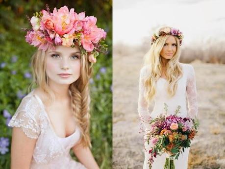 floral crown for bride