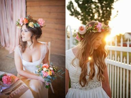 floral crown for bride