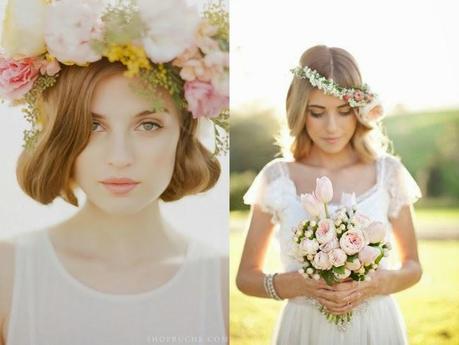 floral crown for bride