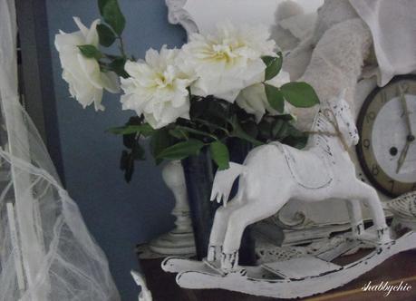 shabbychic, un vassoio ed un tenero abbraccio