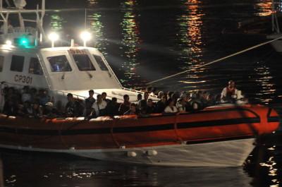 Refugees Continue To Land On Lampedusa Island