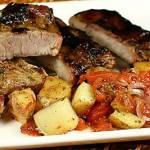 Ricette di carne: costine di maiale glassate agli agrumi