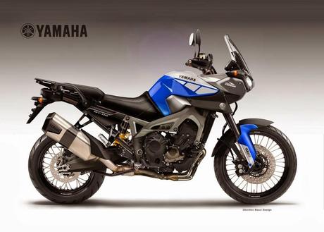 Design Corner - Yamaha MT-09 Triple Tenerè & WorldCrosser Concept by Oberdan Bezzi