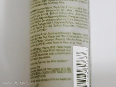 AVEDA ROSEMERY MINT: Recensione Shampoo e Balsamo