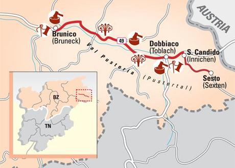 A spasso fra le botteghe artigiane in Val Pusteria: da Brunico a Dobbiaco e San Candido.