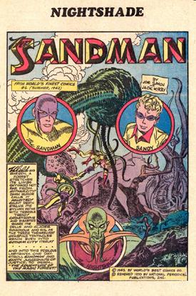 Sandman 1939 1999: andata e ritorno alla Golden age Sandman Neil Gaiman Mort Weisinger Matt Wagner Gardner Fox 