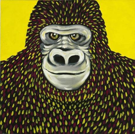 Daniele Nannini - tricromia di gorilla illustrazione