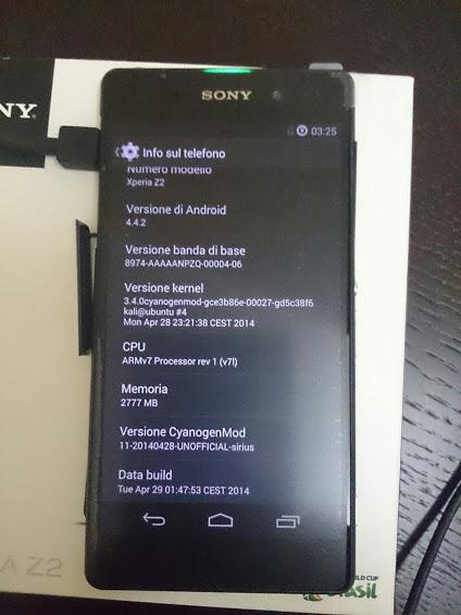 sony xperia z2 Sony Xperia Z2: a breve arriverà la Cyanogenmod 11 smartphone  Sony Xperia Z2 