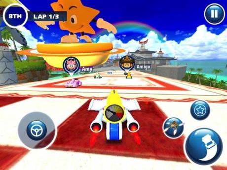 Sonic41 600x450 Sonic e All Stars Racing Transformed per Android: La nostra recensione  giochi  