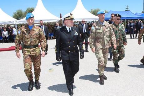 Libano/ Comando Settore Ovest “UNIFIL”. Passaggio di consegne tra la Brigata “Ariete” ed i “Granatieri di Sardegna”.