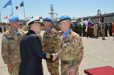 Libano/ Comando Settore Ovest “UNIFIL”. Passaggio di consegne tra la Brigata “Ariete” ed i “Granatieri di Sardegna”.