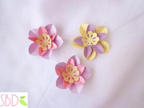 Fiori di carta New style tutorial e modelli - Paper flowers New Style templates