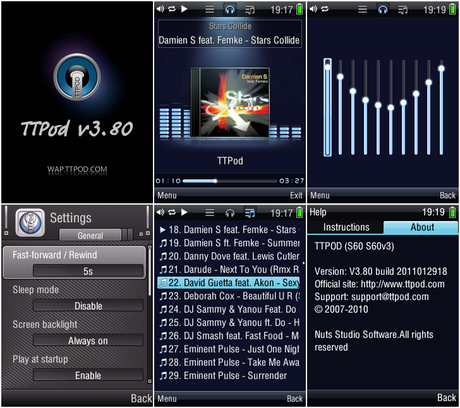 Nuove beta per TTPOD ( 3rd, 5th e S^3)