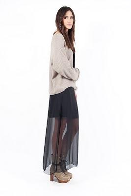 Sheer Maxi Skirt !!