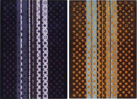 Must have: le nuove sciarpe con le stelle di Louis Vuitton Monogram-Stars-Beach-Towel-Marine-Marron