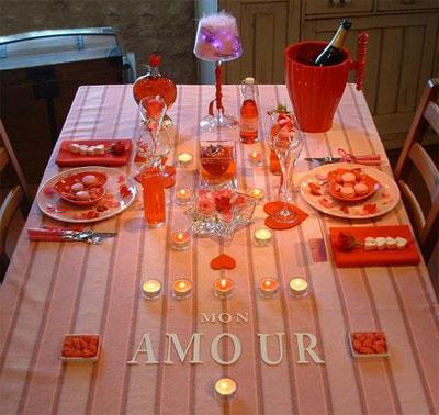 Apparecchiare e decorare LA TAVOLA di SAN VALENTINO