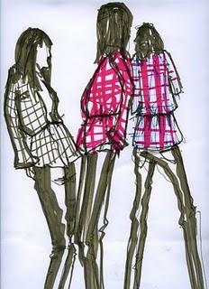 drawings...live from my course! Disegno di moda @ IUAV Cladem