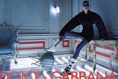 Eugenia Volodina in Dolce & Gabbana adv Campaign a/i 2003