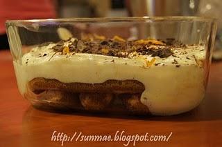 Tiramisù cioccolato e arancia