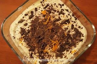 Tiramisù cioccolato e arancia