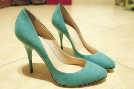 ShoeRoom #22 Turquoise Icone Pumps