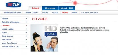 hdvoice tim 413x193 TIM: in arrivo le chiamate in HD per Nokia N8 e C7