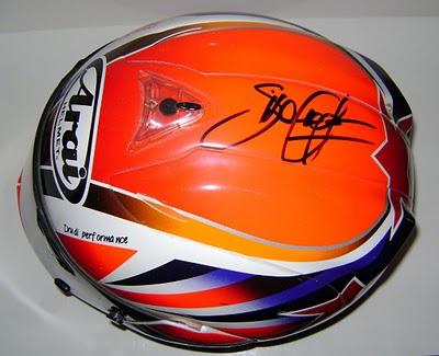 Arai RX-7XX S.Crafar 1998-1999 by MotoMemorabilia.com